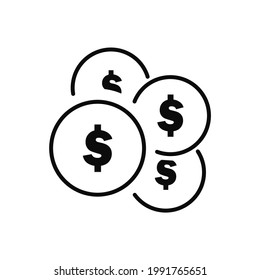 Icono de inversión. Diseño de icono de inversión en vector.