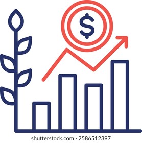 Investment Icon Element For Design