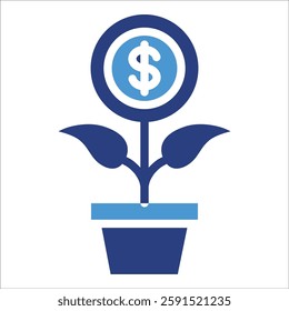 Investment Icon Element For Design