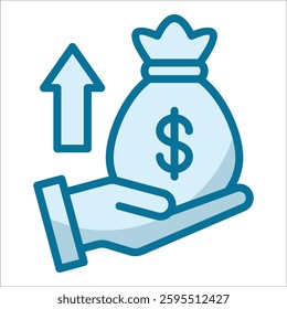 Investment Icon Element For Design