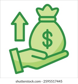 Investment Icon Element For Design