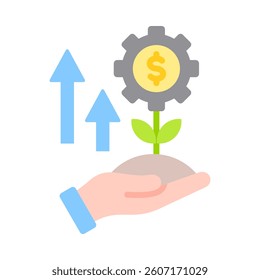Investment Icon Element for Design