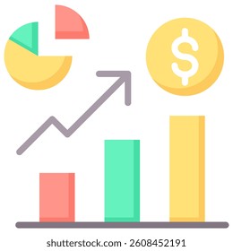 Investment Icon Element For Design