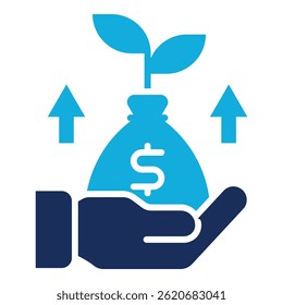 Investment Icon Element For Design