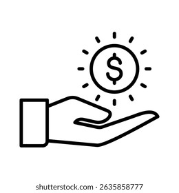 Investment Icon Element For Design