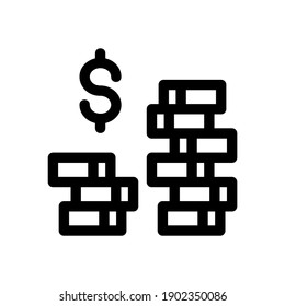 investment icon or logo isolated sign symbol vector illustration - high quality black style vector icons
