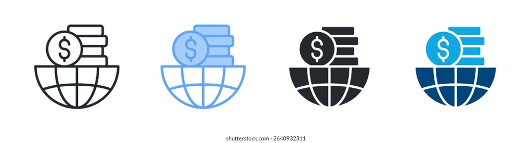 Investment Icon Outline Style. Vector Illustration For Graphic Design