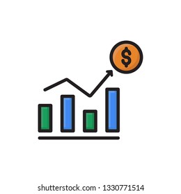 investment icon. payment icon vector design