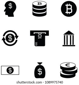 investment icon set
