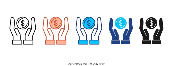 Investment Icon Set Multiple Style Collection