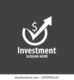 Investment icon and symbol template