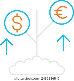 Investment Icon - Symbolizing the Commitment of Resources for Future Financial Returns