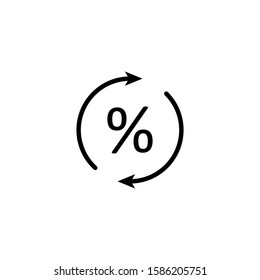 Investment icon template. Vector illustration 