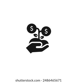 Icono de inversión Vector. VECTOR EPS 10 editable