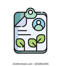 Ilustración de vectores de iconos de inversión. Dibujo de esquema plano. Concepto de icono de Business Analytics Vector Premium aislado