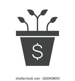 Investment icon vector image. Can also be used for Business Startup. Suitable for mobile apps, web apps and print media.