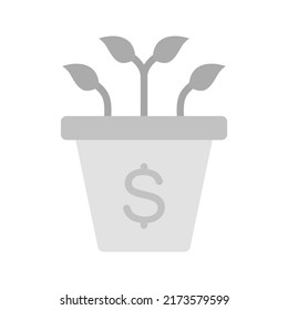 Imagen vectorial de icono de inversión. También se puede utilizar para Business Startup. Adecuado para aplicaciones móviles, aplicaciones web y medios impresos.