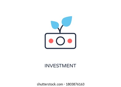
Investment icon in vector. Logotype