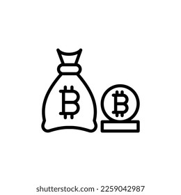 Investment icon in vector. Logotype