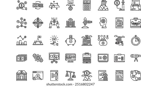 Investment icons High-Quality Vector Icons Collection with Editable Stroke. Ideal for Professional and Creative Projects.