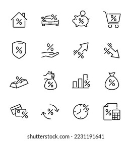 iconos de inversión conjunto 2 ,vectores eps10
