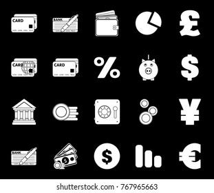Investment icons set