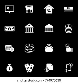 Investment icons set
