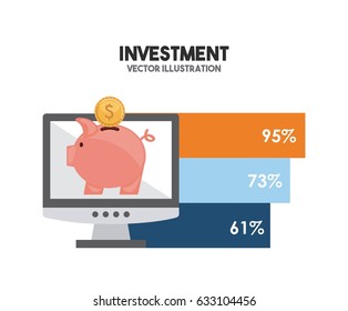 investment infographic elements icon