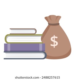 Investment in knowledge concept, understanding the importance of investing in education, books, and learning to build personal wealth and financial assets for future planning