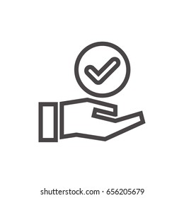 Investment line icon