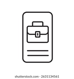 Investment line icon vector, with editable stroke, great for financial platforms, stock apps, and personal capital growth tools