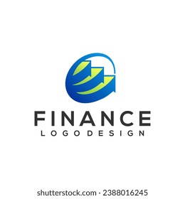 Investment logo with capital letter O, finance logo, financial investment logo, business logo