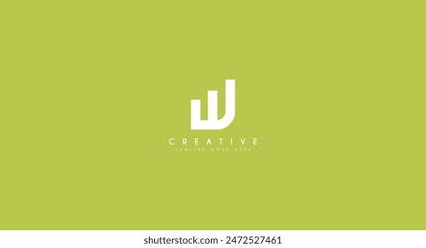 Investment logo with capital letter W, finance logo, financial investment logo, business logo