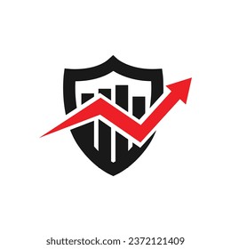 Investment logo, finance logo, financial investment logo, business logo illustration for financial company.
