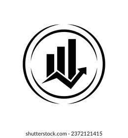 Investment logo, finance logo, financial investment logo, business logo illustration for financial company.

