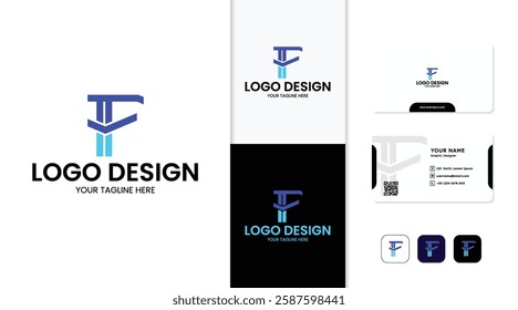 Investment logo finance logo, financial investment logo, business logo With letter F including business card