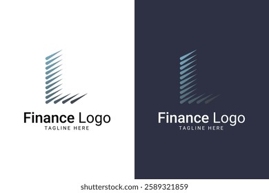 Investment logo finance logo, financial investment logo, business logo With letter L