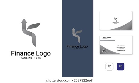 Investment logo finance logo, financial investment logo, business logo With letter K including business card