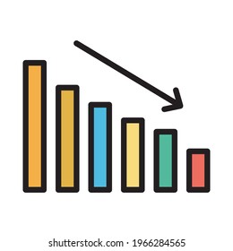 investment loss Vector Icon which can easily modify or edit
 