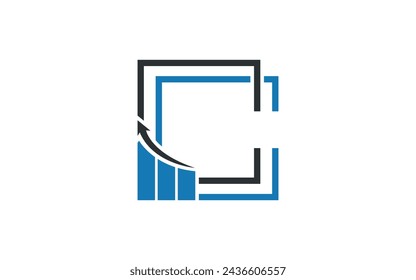 Investment Management logo vector simple, clean, modern, premium. suitable for FINANCIAL ACCOUNTING companies Free Vector
