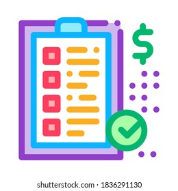 investment matters icon vector. investment matters sign. color symbol illustration
