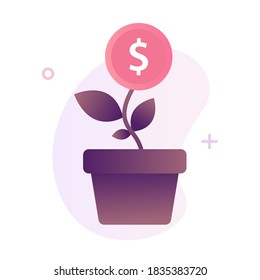 investment, money, finance, business, financial, management, vector. Vector illustration