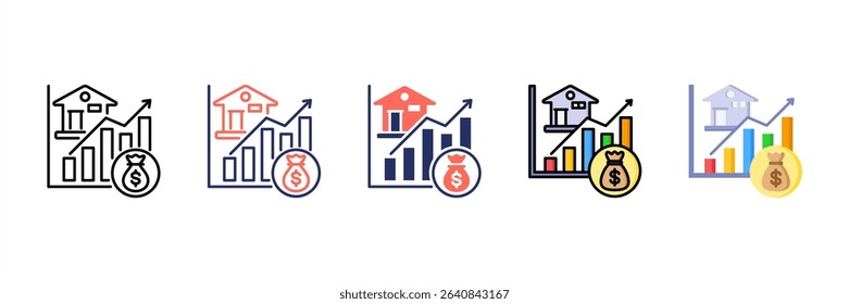 Investment Multi Style Icon Set