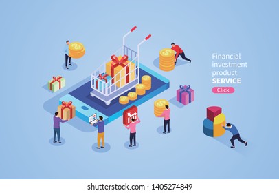 Investment product online purchase service