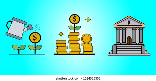 Investment and profit Dividend from the bank.