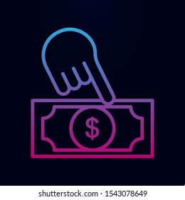 Investment in projects nolan icon. Simple thin line, outline vector of web, mix icons for ui and ux, website or mobile application