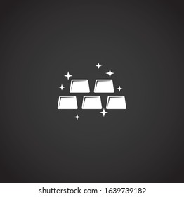 Investment related icon on background for graphic and web design. Creative illustration concept symbol for web or mobile app.
