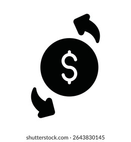 Investment return Vector Icon which can easily modify or edit