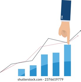 Investment or saving growth, growing wealth, financial and banking forecast, earning profit or grow income or mutual fund return concept

