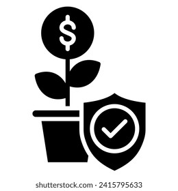 Investment Sentinel icon line vector illustration